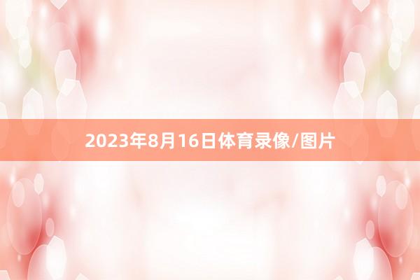2023年8月16日体育录像/图片