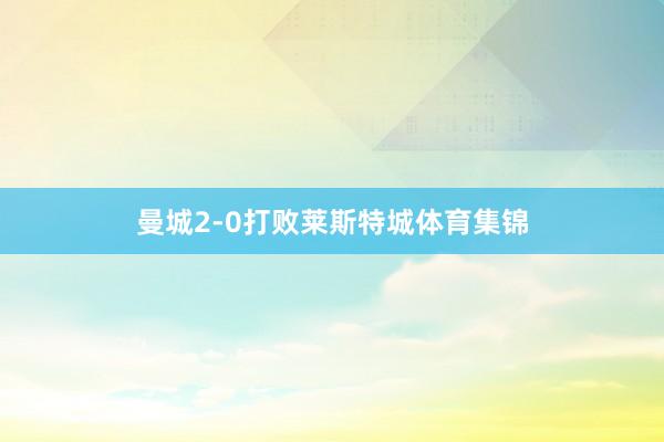 曼城2-0打败莱斯特城体育集锦