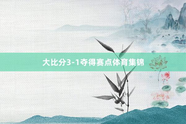 大比分3-1夺得赛点体育集锦