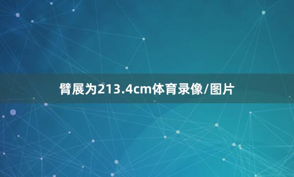 臂展为213.4cm体育录像/图片