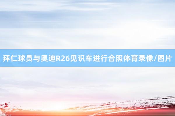 拜仁球员与奥迪R26见识车进行合照体育录像/图片