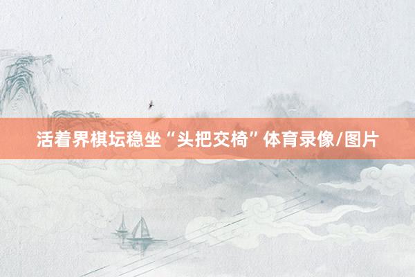 活着界棋坛稳坐“头把交椅”体育录像/图片