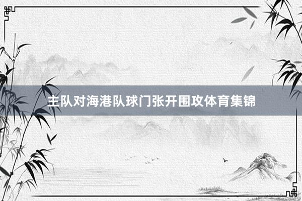 主队对海港队球门张开围攻体育集锦