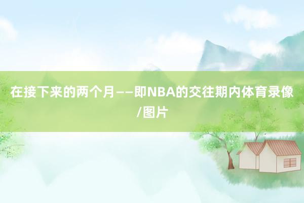 在接下来的两个月——即NBA的交往期内体育录像/图片